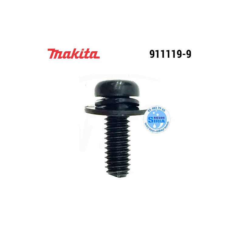 Tornillo M4x12* Original Makita 911119-9 911119-9