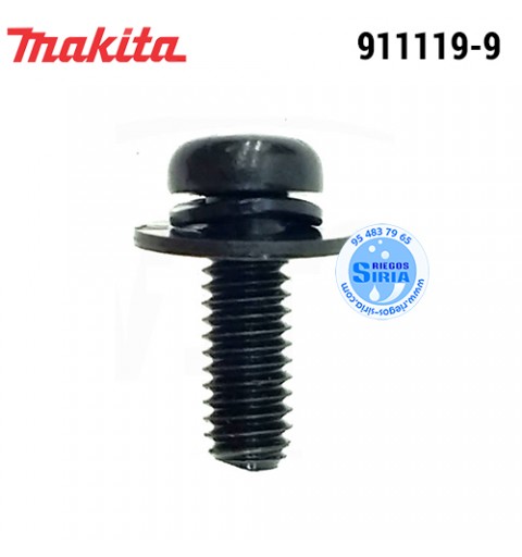 Tornillo M4x12* Original Makita 911119-9 911119-9