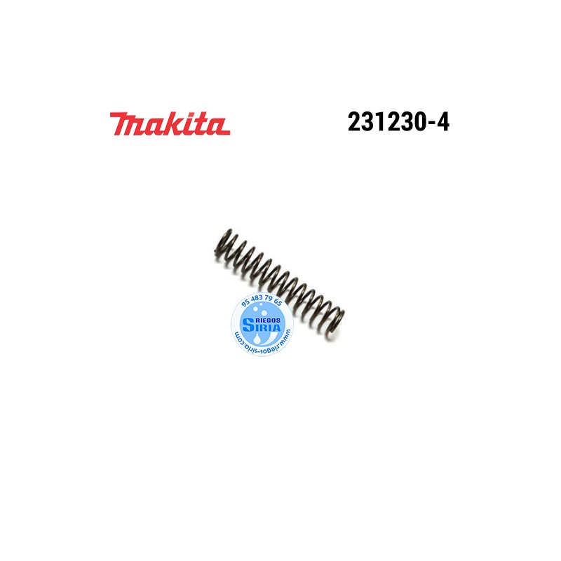 Muelle Compresión 4 Original Makita 231230-4