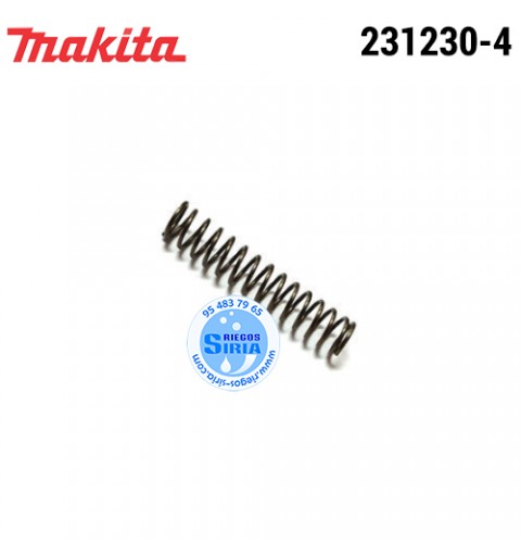 Muelle Compresión 4 Original Makita 231230-4