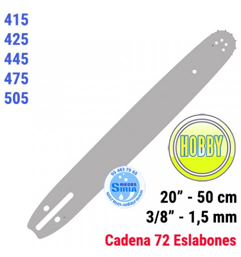 Espada Hobby 3/8" 1,5mm 50cm adap 415 425 445 475 505 120085