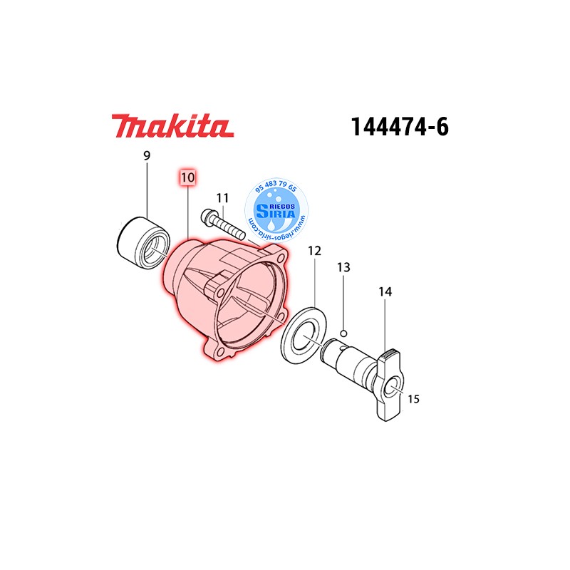 Caja de Martillo Completa Original Makita 144474-6 144474-6