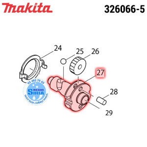 Eje de Engranaje Original Makita 326066-5 326066-5