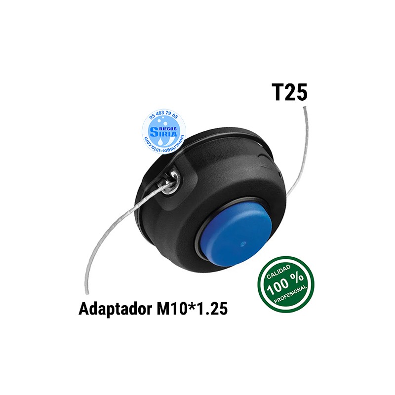 Cabezal Nylon Compatible Tipo T25 M10x1.25 130429