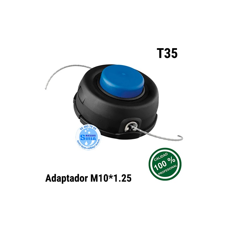 Cabezal Nylon Compatible Tipo T35 M10x1.25 130430