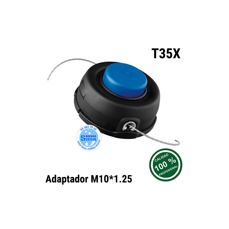 Cabezal Nylon Compatible Tipo T35X M10x1.25 130580