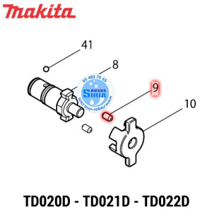 Bulón 3,5 TD020DSE Original TD020D TD021D TD022D 268160-6