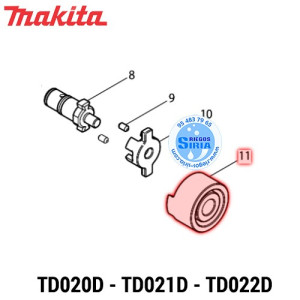 Martillo TD020DSE Original TD020D TD021D TD022D 324714-0