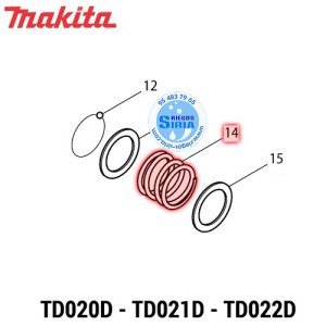 Muelle de Compresión 20 TD020DSE Original TD020D TD021D TD022D 233481-5