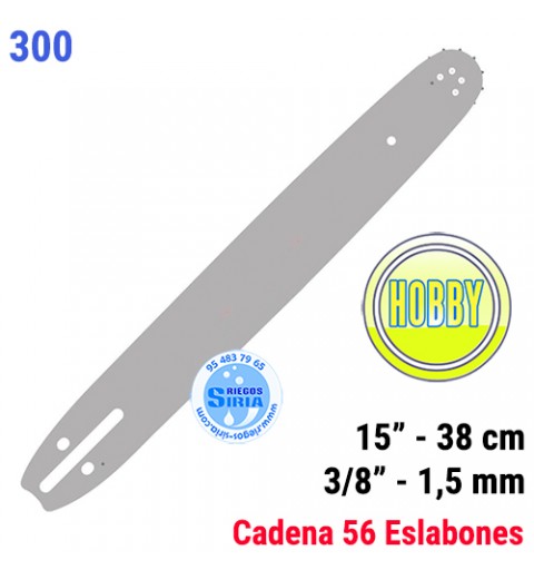 Espada Hobby 3/8" 1,5mm 38cm adap 300 120082