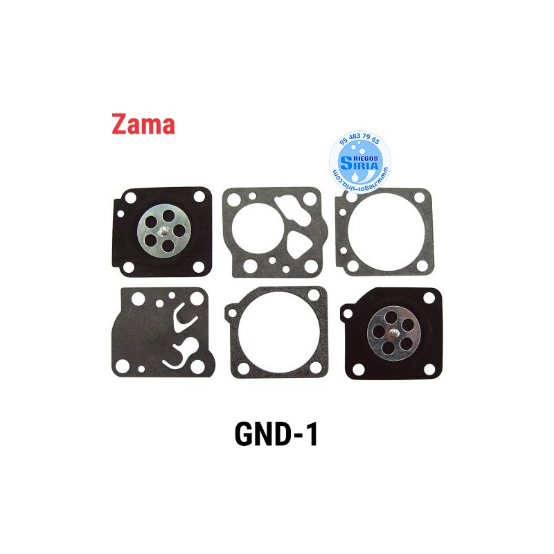 Kit Membranas Carburador compatible Zama GND1 020613