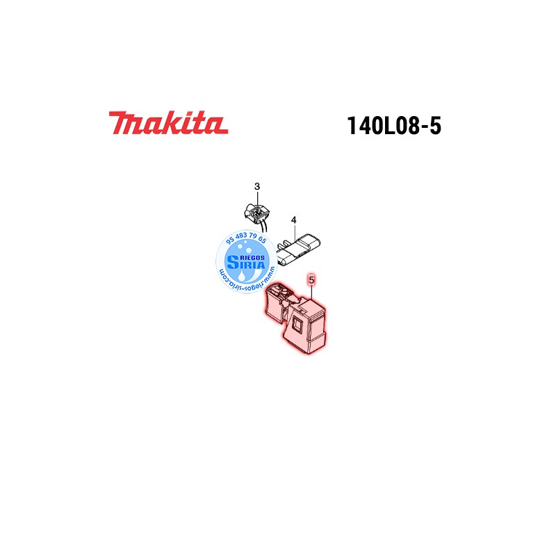 Interruptor Completo Original Makita 140L08-5 140L08-5