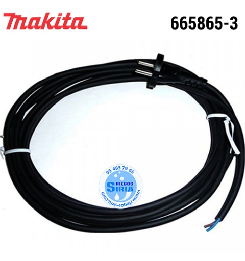 Cable de Alimentación Original Makita 665865-3 665865-3