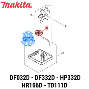 Circuito Led Original Makita 620553-9 620553-9