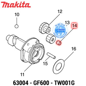 Casquillo 5 Original 63004, GF600, TW001G 257539-6