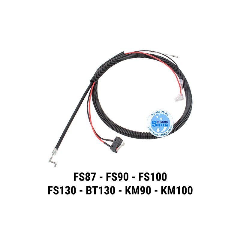 Cable Acelerador Completo compatible BT130 FS87 FS90 FS100 FS130 KM90 KM100 020780