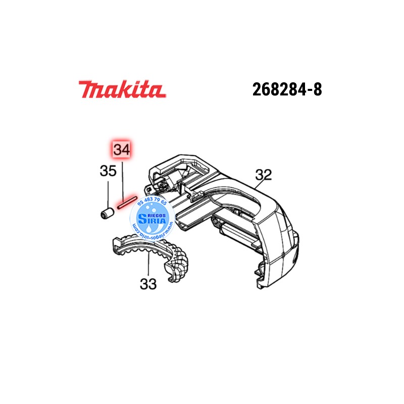 Pin 1.5 Original Makita 268284-8 268284-8