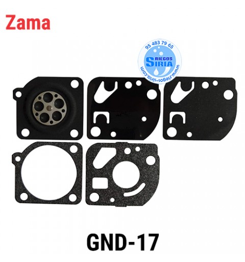 Kit Membranas Carburador compatible Zama GND17 020609