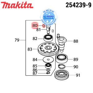 Chaveta 4 Original Makita 254239-9 254239-9