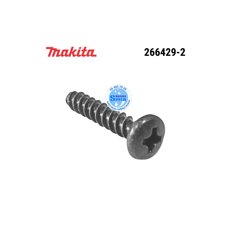 Tornillo M3x16 Original Makita 266429-2 266429-2