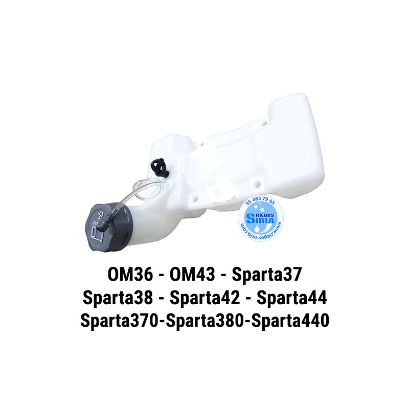 Depósito Gasolina compatible OM36 OM43 Sparta37 Sparta38 Sparta42 Sparta44 Sparta380 Sparta440 090171