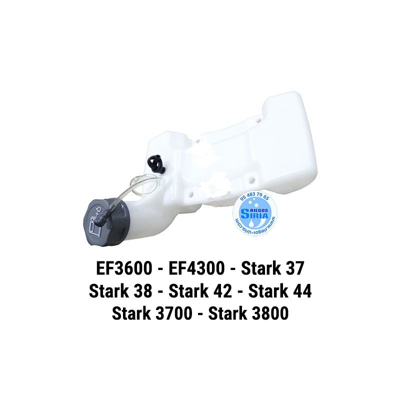 Depósito Gasolina compatible EF3600 EF4300 Stark37 Stark38 Stark42 Stark44 Stark3700 Stark3800 Stark4400 090171