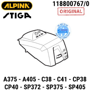 Tapa Filtro Aire Original A375 A405 C38 C38T C41 C41T CP38 CP40 SP372 SP375 SP375Q SP405 SP405Q 160306