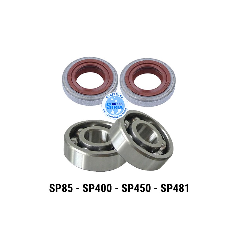 Rodamientos y Retenes Cigüeñal compatible SP85 SP400 SP450 SP481 020660