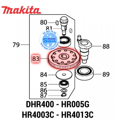 Limitador de Torque Completo Original DHR400 HR005G HR4003C HR4013C 141959-3