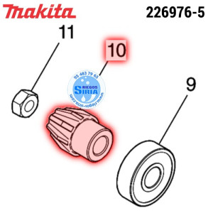 Engranaje Cónico Espiral Original Makita 226976-5 226976-5