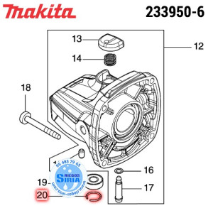 Anillo Muelle 11 Original Makita 233950-6 233950-6