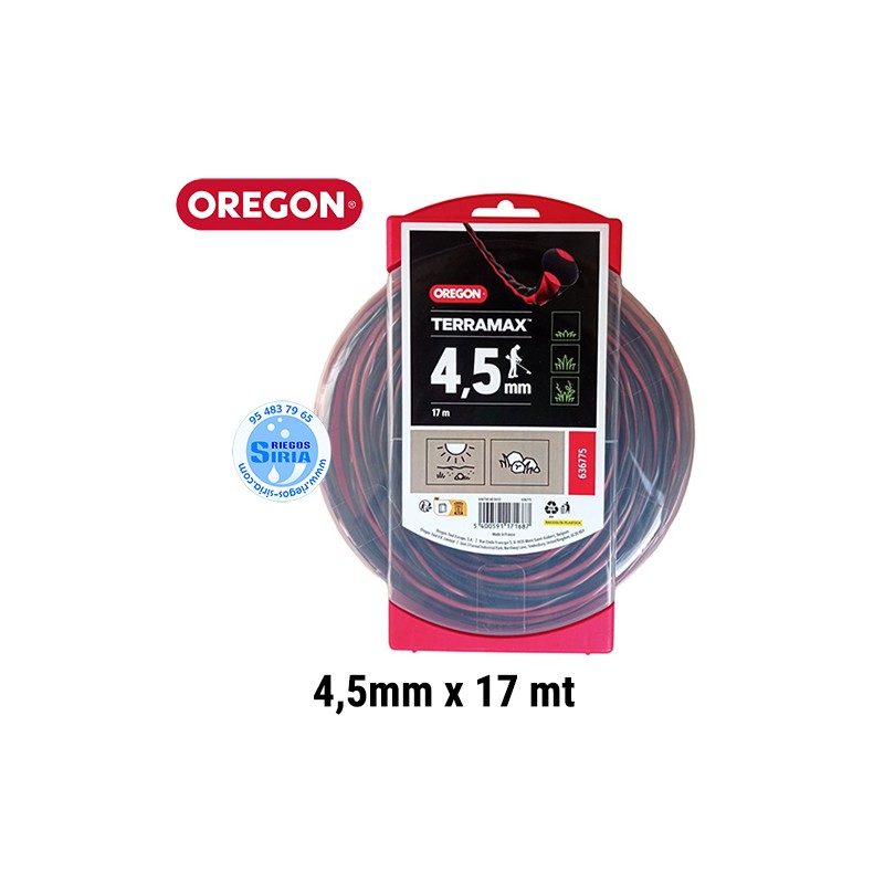 Hilo Nylon Oregon Terramax 4,5mm x 17 metros 130343