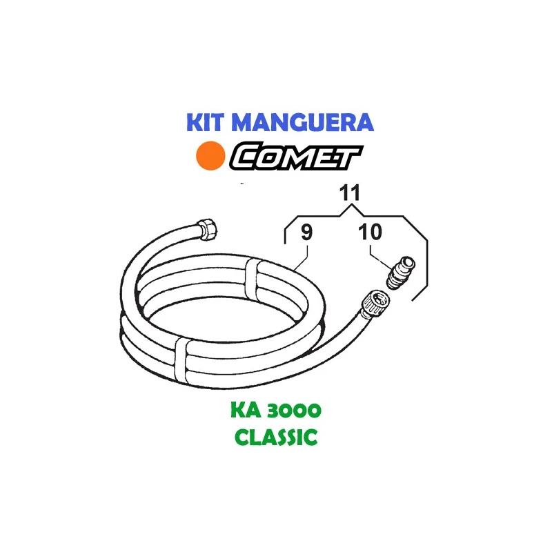 Kit Manguera con Racord KA 3000 3208 1013