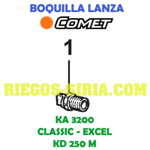 Boquilla KA 3200 KD250M 3400 0400 / 3400 0709