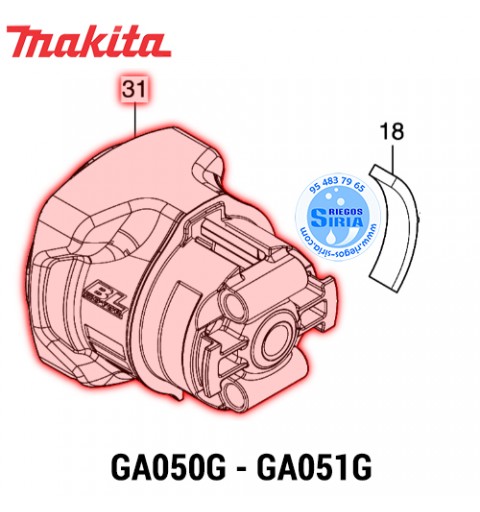 Carcasa Motor Original GA050G GA051G 1830B1-8