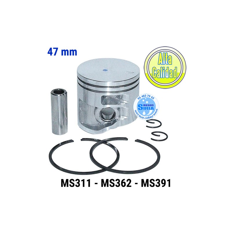 Pistón Completo compatible MS311 MS362 MS391 47mm 020574