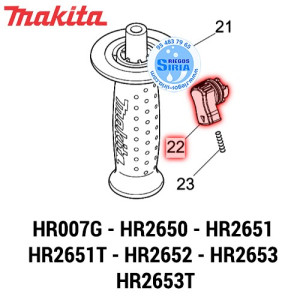 Botón Bloqueo Original Makita 457709-9 457709-9