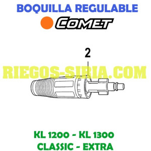 Boquilla regulable Comet KL 1200 1300 3217 0250