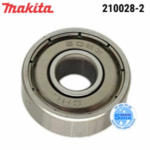 Rodamiento Bolas 606ZZ Original Makita 210028-2 210028-2