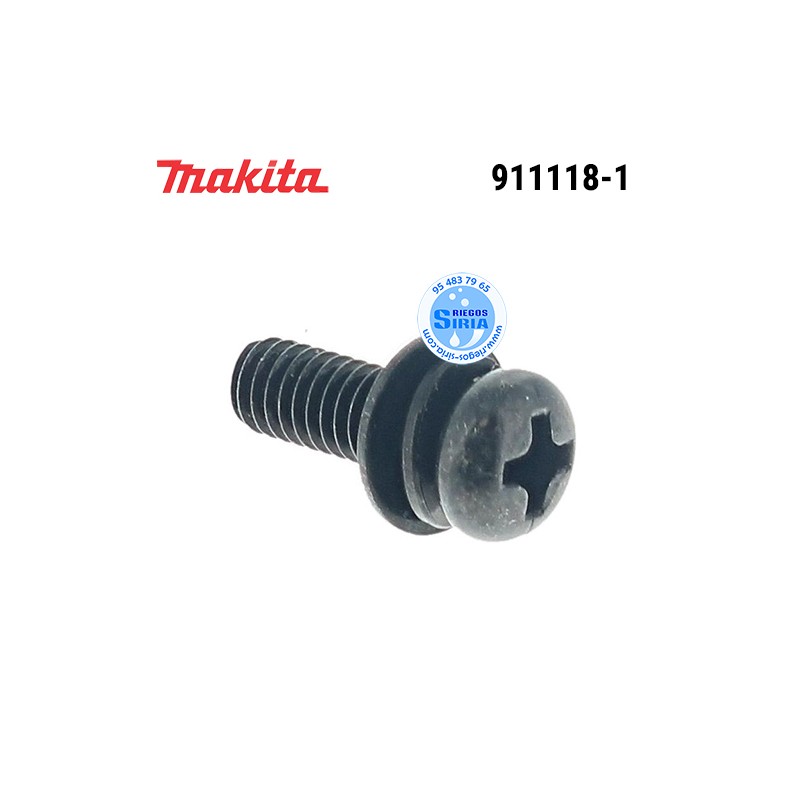 Tornillo M4x12* Original Makita 911118-1 911118-1