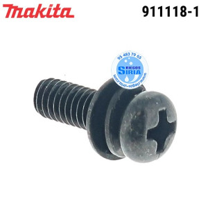 Tornillo M4x12* Original Makita 911118-1 911118-1