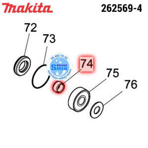 Casquillo 9 Original Makita 262569-4 262569-4