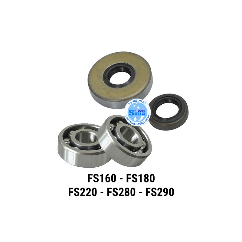 Rodamientos y Retenes Cigüeñal compatible FS160 FS180 FS220 FS280 FS290 020778
