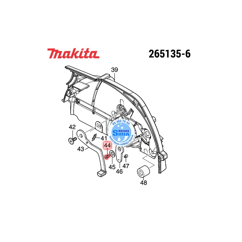 Tornillo M4x10 Original Makita 265135-6 265135-6