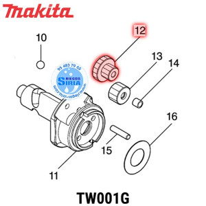 Engranaje Corona 11 22 Original TW001G 226990-1