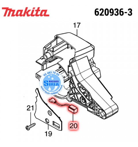 Circuito Led Original Makita 620936-3 620936-3