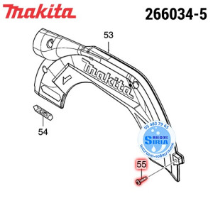 tornillo RP 4x16 Original Makita 266034-5 266034-5