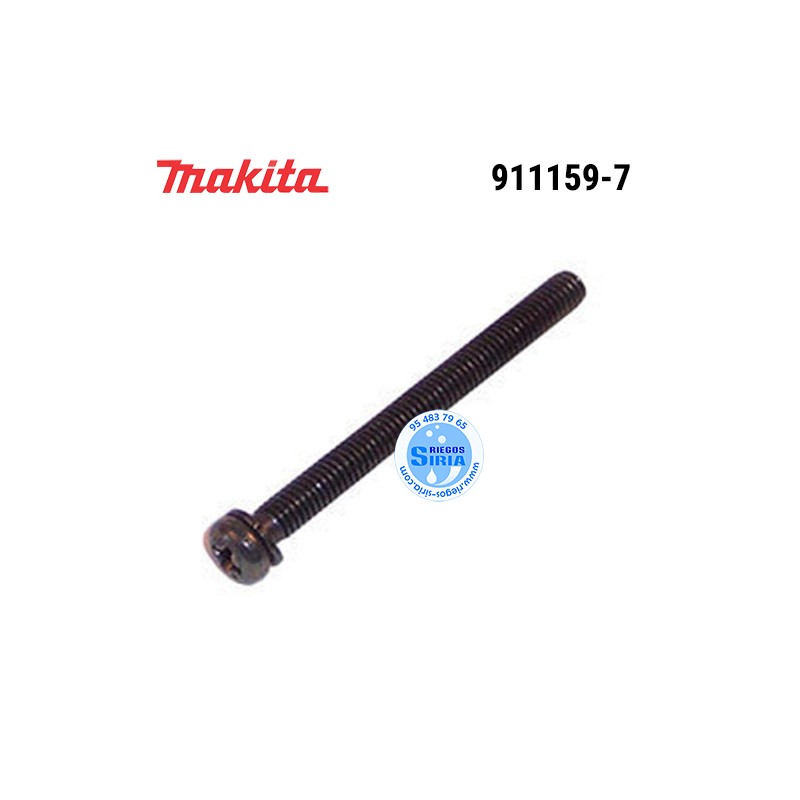 Tornillo M4x30 Original Makita 911159-7 911159-7