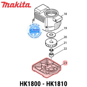 Base Culata Original HK1800 HK1810 157782-6