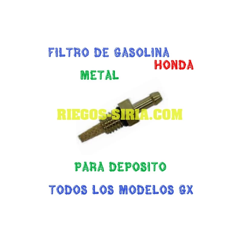 Filtro gasolina metálico GX 000090